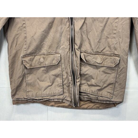 21 Men Brown Utility Worker wear Jacket All American Brand Size L - Picture 13 of 16